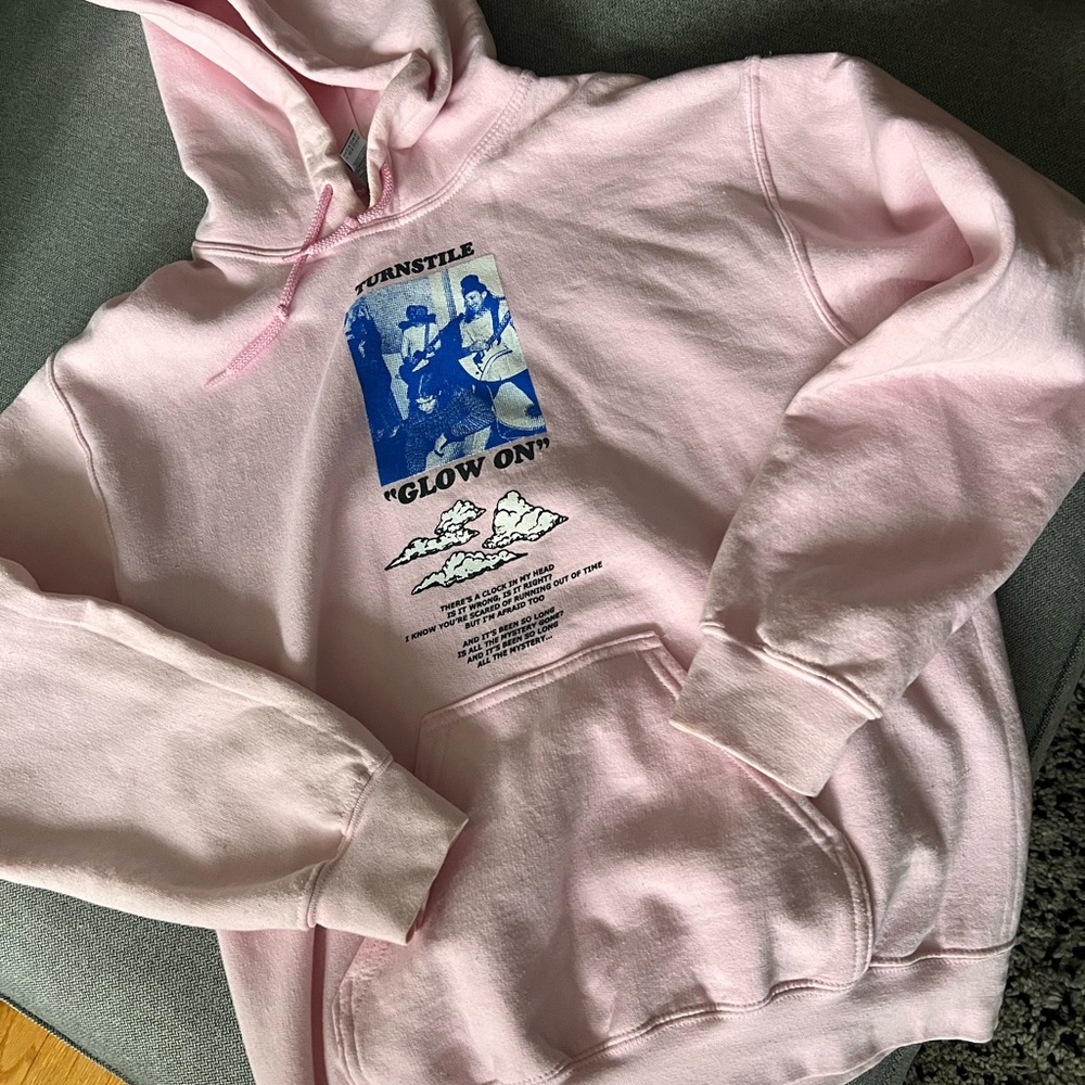 Pink Graphic Hoodie
